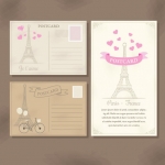 โปสการ์ด Postcard สไตล์การออกแบบดีไซน์ด้วยสีที่อ่อนหวานทำให้โปสการ์ดดูมีความน่าสนใจมากขึ้น โปสการ์ด ไว้สำหรับ ส่งบทความถึงคนสำคัญ // ตัวอย่างดีไซน์ โปสการ์ด Postcard พิมพ์โปสการ์ด โปสการ์ดสวยๆ Chill Shop Package