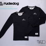 เสื้อยืดแขนยาวผู้หญิง rudedog รุ่น Basic (เบสิค) สีดำ