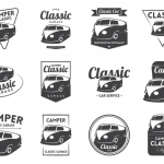 ฉลากสำหรับธุรกิจคุณ สไตล์การออกแบบดีไซน์แบบเรียบๆแต่มีสไตล์ ฉลากไว้ใช้เกี่ยวกับธุรกิจรถโฟล์ค,สติ๊กเกอร์แปะรถ // ตัวอย่างดีไซน์ สติ๊กเกอร์ฉลาก Chill Shop Package