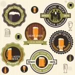 ฉลากสำหรับธุรกิจคุณ สไตล์การออกแบบดีไซน์แบบเรียบๆแต่มีสไตล์ ฉลากไว้ใช้แปะกับแพคเกจเกี่ยวกับธุรกิจเบียร์ // ตัวอย่างดีไซน์ สติ๊กเกอร์ฉลาก Chill Shop Package