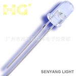 LED 5มิล แสงเหลือง เลนส์ขาวใส 14,000mcd 20องศา ยี่ห้อ HG เกรดA (1,000 หลอด)