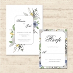 การ์ดแต่งงาน Wedding card สไตล์การออกแบบดีไซน์โดยใช้สีขาวและตกแต่งตัวหนังสือแบบคลาสิกเพิ่มความเป็นเอกลักษณ์ การ์ดงานแต่ง ไว้สำหรับ เรียนเชิญแขกผู้มีเกียรติเข้ามาร่วมงานแต่งงาน // ตัวอย่างดีไซน์ การ์ดแต่งงาน การ์ดเชิญ การ์ดสวยๆ