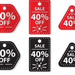 ป้ายสินค้า Hang Tag ป้ายกระดาษ สไตล์การออกแบบดีไซน์แบบใช้สีสันสวยงาม ป้ายสินค้าไว้สำหรับประชาสัมพันธ์แก่ลูกค้าในการจำหน่ายสินค้าลดราคา // ตัวอย่างดีไซน์ ป้ายสินค้า Hang Tag ป้ายกระดาษ