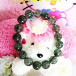 สร้อยข้อมือไหมเขียว เกรด A