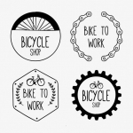 ฉลากสำหรับธุรกิจคุณ สไตล์การออกแบบดีไซน์แบบเรียบๆแต่มีสไตล์ ฉลากไว้ใช้แปะกับแพคเกจเกี่ยวกับธุรกิจร้านจักรยาน // ตัวอย่างดีไซน์ สติ๊กเกอร์ฉลาก Chill Shop Package