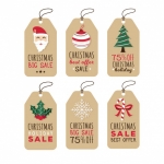 ป้ายสินค้า Hang Tag ป้ายกระดาษ สไตล์การออกแบบดีไซน์แบบใช้สีสันสวยงามหรูหรา ป้ายสินค้าไว้สำหรับประชาสัมพันธ์เกี่ยวกับสินค้าสำหรับช่วงเทศกาลคริสมาส,ป้ายบอกรายละเอียดเกี่ยวกับสินค้าต่างๆของวันคริสมาส // ตัวอย่างดีไซน์ ป้ายสินค้า Hang Tag ป้ายกระดาษ