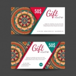 คูปองสินค้า การส่งเสริมการขาย การลดราคา สไตล์การออกแบบดีไซน์แบบใช้สีสันที่สวยงามหรูหรา คูปองไว้ใช้กับ การให้ส่วนลดแก่ลูกค้าเพื่อดึงดูดใจลูกค้าให้กลับมาซื้อซ้ำ // ตัวอย่างดีไซน์ คูปองสินค้า Chill Shop Package