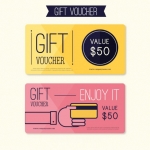 คูปองสินค้า การส่งเสริมการขาย การลดราคา สไตล์การออกแบบดีไซน์แบบเรียบๆแต่มีสไตล์ คูปองไว้ใช้กับ การส่งเสริมการขาย,การสร้างลูกค้าใหม่เพิ่มขึ้น // ตัวอย่างดีไซน์ คูปองสินค้า Chill Shop Package