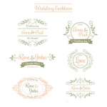 ฉลากกิจกรรมต่างๆและโปรโมชั่น สไตล์การออกแบบดีไซน์แบบใช้สีพาสเทล ทำให้ดูทันสมัยมากขึ้น ฉลากไว้ใช้แปะกับการ์ดงานแต่งงาน // ตัวอย่างดีไซน์ สติ๊กเกอร์ฉลาก Chill Shop Package