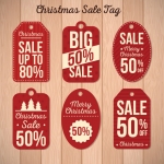 ป้ายสินค้า Hang Tag ป้ายกระดาษ สไตล์การออกแบบดีไซน์แบบเรียบๆแต่ดูดีมีสไตล์ ป้ายสินค้าไว้สำหรับประชาสัมพันธ์แก่ลูกค้าเกี่ยวกับสินค้าลดราคาในช่วงเทศกาลคริสมาส // ตัวอย่างดีไซน์ ป้ายสินค้า Hang Tag ป้ายกระดาษ