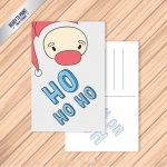 โปสการ์ด Postcard สไตล์การออกแบบดีไซน์แบบสีสันสวยงามสดุดตาเหมาะกับโปสการ์ดวันคริสมาส โปสการ์ด ไว้สำหรับ ส่งบทความถึงคนสำคัญ // ตัวอย่างดีไซน์ โปสการ์ด Postcard พิมพ์โปสการ์ด โปสการ์ดสวยๆ Chill Shop Package