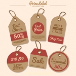 ป้ายสินค้า Hang Tag ป้ายกระดาษ สไตล์การออกแบบดีไซน์แบบใช้สีสันสวยงาม ป้ายสินค้าไว้สำหรับประชาสัมพันธ์เกี่ยวกับสินค้าสำหรับช่วงฤดูกาลต่างๆที่มีการจำหน่ายสินค้าลดราคา // ตัวอย่างดีไซน์ ป้ายสินค้า Hang Tag ป้ายกระดาษ