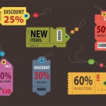 ป้ายสินค้า Hang Tag ป้ายกระดาษ สไตล์การออกแบบดีไซน์แบบใช้สีหวานๆดูสวยงามหรูหรา ป้ายสินค้าไว้สำหรับประชาสัมพันธ์แก่ลูกค้าเกี่ยวกับสินค้าลดราคาเพื่อเป็นการเชิญชวนให้ลูกค้าสนใจสินค้ามากขึ้น // ตัวอย่างดีไซน์ ป้ายสินค้า Hang Tag ป้ายกระดาษ