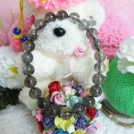 สร้อยข้อมือแก้วขนเหล็ก เกรด A