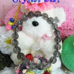 สร้อยข้อมือแก้วขนเหล็ก เกรด A