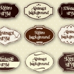 ฉลาก Eco style สไตล์การออกแบบดีไซน์แบบใช้โทนดำทำให้ดูเข้มดุ แต่มีสไตล์ ฉลากไว้ใช้แปะกับแพคเกจครีมบำรุงผิว,กระปุกครีม,สบู่ // ตัวอย่างดีไซน์ สติ๊กเกอร์ฉลาก Chill Shop Package