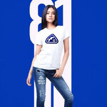 เสื้อยืดแขนสั้นผู้หญิง rudedog รุ่น Captain (กัปตัน)