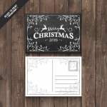 โปสการ์ด Postcard สไตล์การออกแบบดีไซน์แบบโทนขาวดำแบบวินเทจกับโปสการ์ดเก๋ๆ โปสการ์ด ไว้สำหรับ ส่งบทความถึงคนสำคัญ // ตัวอย่างดีไซน์ โปสการ์ด Postcard พิมพ์โปสการ์ด โปสการ์ดสวยๆ Chill Shop Package