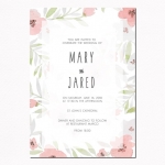 การ์ดแต่งงาน Wedding card สไตล์การออกแบบดีไซน์แบบใช้สีขาวเรียบๆและตกแต่งดอกไม้สไตล์วินเทจเพิ่มความคลาสิก การ์ดงานแต่ง ไว้สำหรับ เรียนเชิญแขกผู้มีเกียรติเข้ามาร่วมงานแต่งงาน // ตัวอย่างดีไซน์ การ์ดแต่งงาน การ์ดเชิญ การ์ดสวยๆ