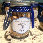 ไอเดียสำหรับการพิมพ์ สติ๊กเกอร์ฉลากสินค้า // สไตล์การออกแบบ ดีไซน์แบบเรียบๆ แต่มีสไตล์ ฉลากไว้ใช้สำหรับ แปะกับโหลใส่ขนม,โหลใส่คุกกี้