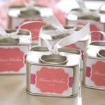 ไอเดียสำหรับการพิมพ์ สติ๊กเกอร์ฉลากสินค้า // สไตล์การออกแบบ ดีไซน์แบบสีหวานๆ ดูน่ามองทันสมัย ฉลากไว้ใช้สำหรับ แปะกับกระปุกของชำร่วย ของขวัญ