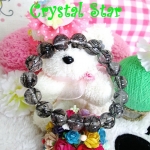 สร้อยข้อมือแก้วขนเหล็ก