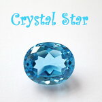 Blue Topaz รูปทรงไข่