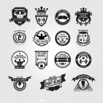 ฉลากสำหรับธุรกิจคุณ สไตล์การออกแบบดีไซน์แบบเรียบๆแต่มีสไตล์ ฉลากไว้ใช้แปะกับแพคเกจเกี่ยวกับธุรกิจฟิสเนส // ตัวอย่างดีไซน์ สติ๊กเกอร์ฉลาก Chill Shop Package