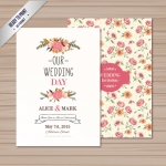 การ์ดแต่งงาน Wedding card สไตล์การออกแบบดีไซน์สำหรับบ่าวสาวที่ชื่นชอบดอกไม้มากๆเพิ่มความโดดเด่นสดุดตาให้แก่การ์ดแต่งงาน การ์ดงานแต่ง ไว้สำหรับ เรียนเชิญแขกผู้มีเกียรติเข้ามาร่วมงานแต่งงาน // ตัวอย่างดีไซน์ การ์ดแต่งงาน การ์ดเชิญ การ์ดสวยๆ