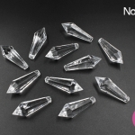 No.527 อะคริลิคทรงหยดน้ำปลายแหลม13*38mm.