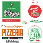 ฉลากสำหรับธุรกิจคุณ สไตล์การออกแบบดีไซน์แบบเรียบๆแต่มีสไตล์ ฉลากไว้ใช้แปะกับแพคเกจเกี่ยวกับธุรกิจร้านพิซซ่า // ตัวอย่างดีไซน์ สติ๊กเกอร์ฉลาก Chill Shop Package