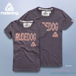 เสื้อยืดแขนสั้นผู้หญิง rudedog รุ่น Fast Lane (ฟาสต์เลน) สีเทาอ่อน
