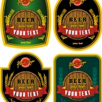 ฉลากสำหรับธุรกิจคุณ สไตล์การออกแบบดีไซน์แบบเรียบๆแต่มีสไตล์ ฉลากไว้ใช้แปะกับแพคเกจเกี่ยวกับธุรกิจเบียร์ // ตัวอย่างดีไซน์ สติ๊กเกอร์ฉลาก Chill Shop Package
