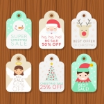 ป้ายสินค้า Hang Tag ป้ายกระดาษ สไตล์การออกแบบดีไซน์แบบใช้สีสันสวยงาม ป้ายสินค้าไว้สำหรับประชาสัมพันธ์แก่ลูกค้าในช่วงเทศกาลคริสมาสเป็นการดึงดูดให้ลูกค้าสนใจสินค้ามากขึ้น // ตัวอย่างดีไซน์ ป้ายสินค้า Hang Tag ป้ายกระดาษ