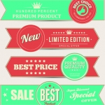 ฉลากป้ายแจ้งประกาศเตือน สไตล์การออกแบบดีไซน์แบบใช้สีสันที่สดุดตาสวยงาม ฉลากไว้ใช้แปะกับสินค้าที่มีราคาพิเศษ,การลดราคาพิเศษในเทศกาลต่างๆ // ตัวอย่างดีไซน์ สติ๊กเกอร์ฉลาก Chill Shop Package