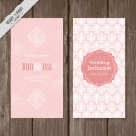 การ์ดแต่งงาน Wedding card สไตล์การออกแบบดีไซน์โดยการนำกราฟิกมาเป็นพื้นหลังโดยไม่ปิดบังรายละเอียดเพิ่มความสวยงามยิ่งขึ้น การ์ดงานแต่ง ไว้สำหรับ เรียนเชิญแขกผู้มีเกียรติเข้ามาร่วมงานแต่งงาน // ตัวอย่างดีไซน์ การ์ดแต่งงาน การ์ดเชิญ การ์ดสวยๆ