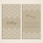 การ์ดแต่งงาน Wedding card สไตล์การออกแบบดีไซน์โดนใช้โทนสีเทาและตกแต่งด้วยกราฟิกสวยๆเพิ่มความโดดเด่นแก่การ์ดแต่งงาน การ์ดงานแต่ง ไว้สำหรับ เรียนเชิญแขกผู้มีเกียรติเข้ามาร่วมงานแต่งงาน // ตัวอย่างดีไซน์ การ์ดแต่งงาน การ์ดเชิญ การ์ดสวยๆ