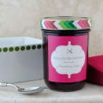 ไอเดียสำหรับการพิมพ์ สติ๊กเกอร์ฉลากสินค้า // สไตล์การออกแบบ ดีไซน์สีสันสดใส ฉลากใช้สำหรับ แปะกับขวดแยม ขวดน้ำพริก