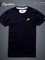 เสื้อยืด Rudedog รุ่น Signature สีดำ (Black)