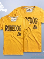 เสื้อยืดแขนสั้น Rudedog รุ่น Fast Lane (ฟาสต์เลน) สีเหลือง ( Yellow )