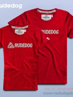 เสื้อยืดแขนสั้น Rudedog รุ่น Winner (วินเนอร์) สีแดง ( Red )
