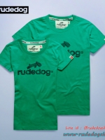 เสื้อยืด rudedogรุ่น Logo 2018 (โลโก้ 2018) Size L สีเขียว