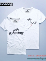 เสื้อยืด rudedogรุ่น Logo 2018 (โลโก้ 2018) Size M สีขาว