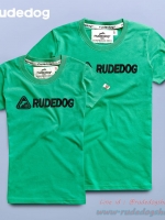เสื้อยืดผู้หญิง rudedog รุ่น Winner (วินเนอร์) สีเขียว ไซต์ L