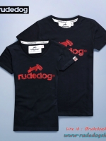 เสื้อยืด rudedogรุ่น Logo 2018 (โลโก้ 2018) Size S สีดำ
