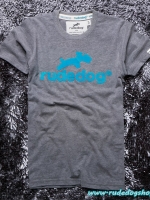 เสื้อยืด Rudedog รุ่น New Logo สีเทาอ่อน (Top-die)