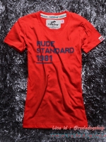 เสื้อยืดผู้หญิง rudedog รุ่น standard สีส้ม ไซต์ S