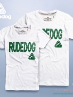 เสื้อยืดแขนสั้น Rudedog รุ่น Fast Lane (ฟาสต์เลน) สีขาว ( White )