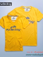 เสื้อยืด rudedogรุ่น Logo 2018 (โลโก้ 2018) Size L สีเหลือง