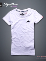 เสื้อยืดผู้หญิง rudedog สีขาว ไซต์ L